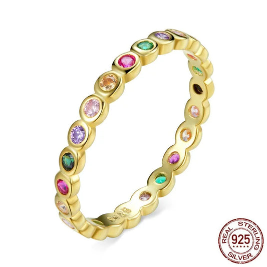 ROUND MULTICOLOR RING