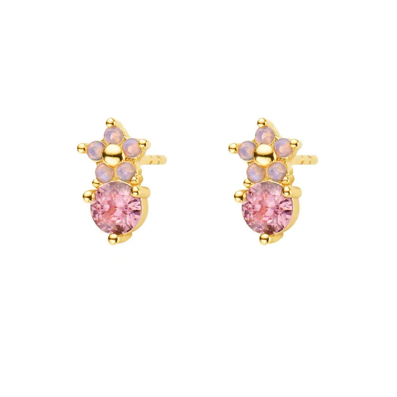 MINI PINK STAR STUDS