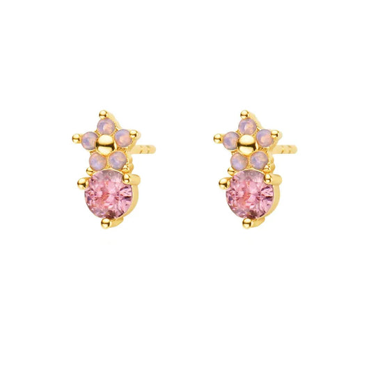MINI PINK STAR STUDS