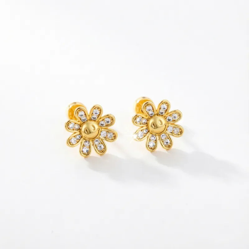 HAPPY FLOWER STUDS