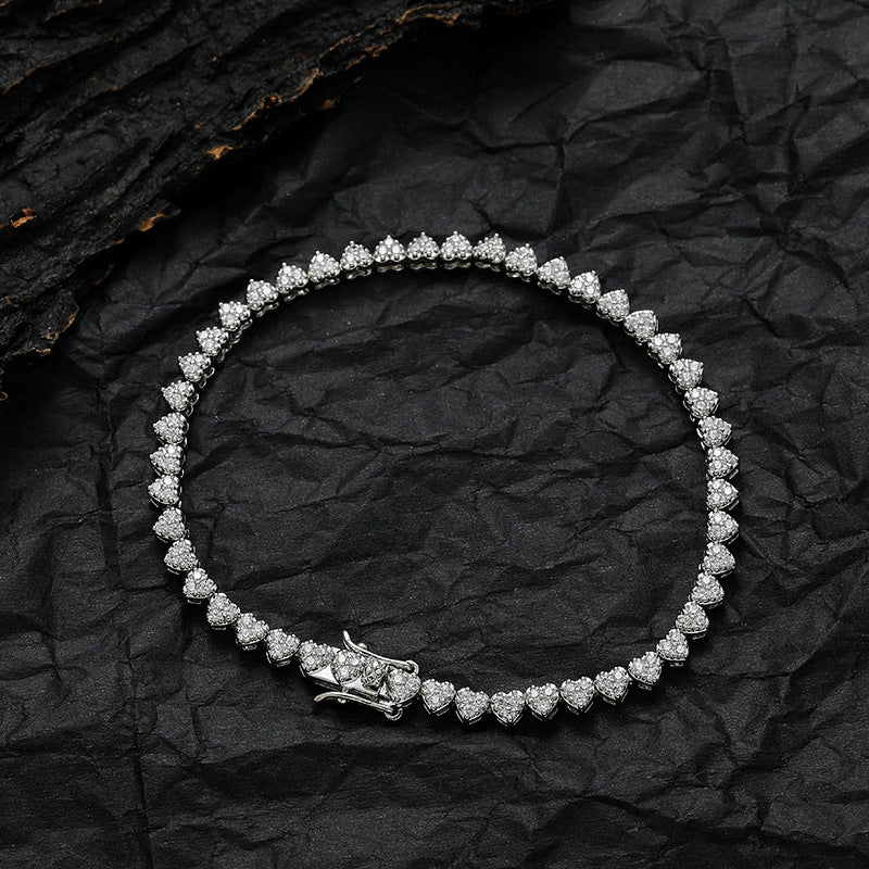 HEART TENNIS BANGLE