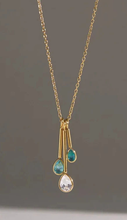 BLUE DROPS NECKLACE