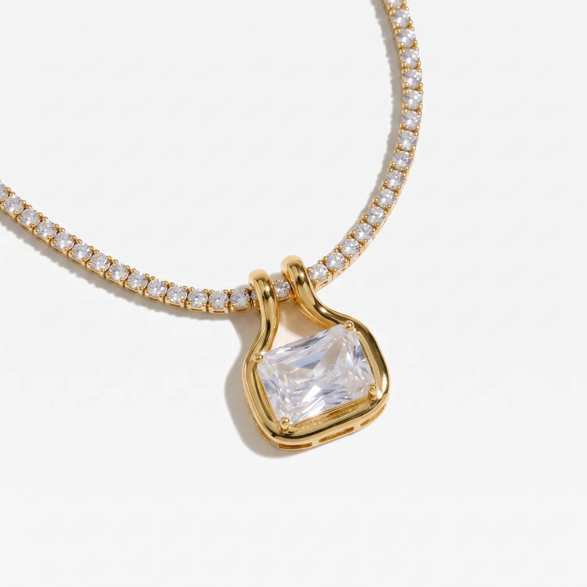 TENNIS FULL DIAMONDS NECKLACE