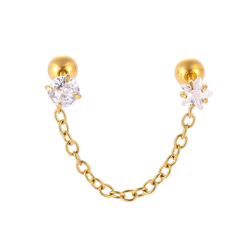 STAR CHAIN STUD
