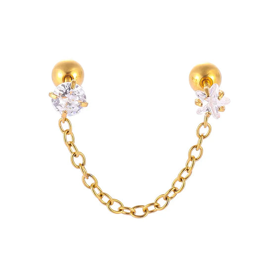 STAR CHAIN STUD