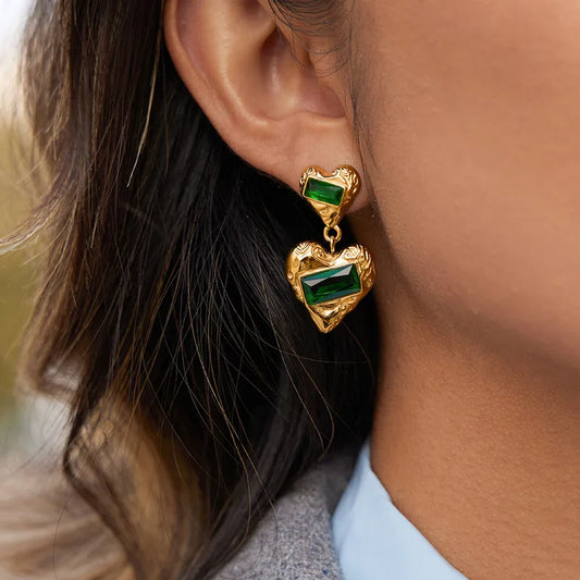 KAELI GREEN EARRINGS