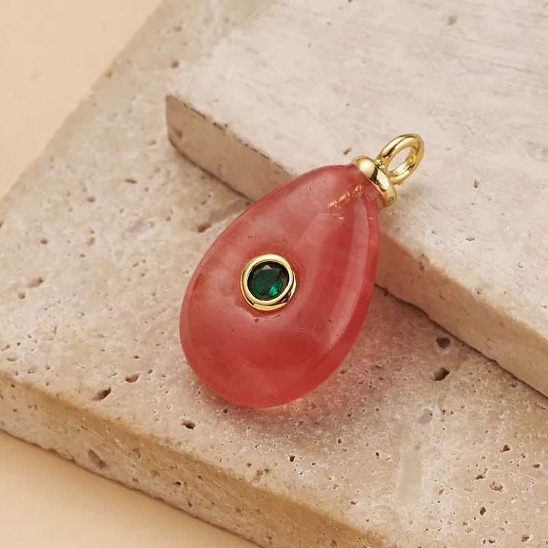 WATERMELON RED  PENDANT