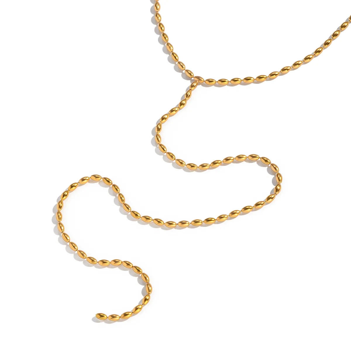 OVAL TASSEL NECKLACE