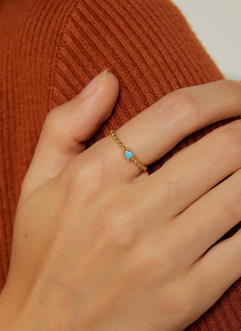 TURQUOISE TINY RING