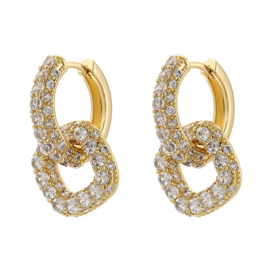 LUXURIOUS ZIRCONIA EARRINGS