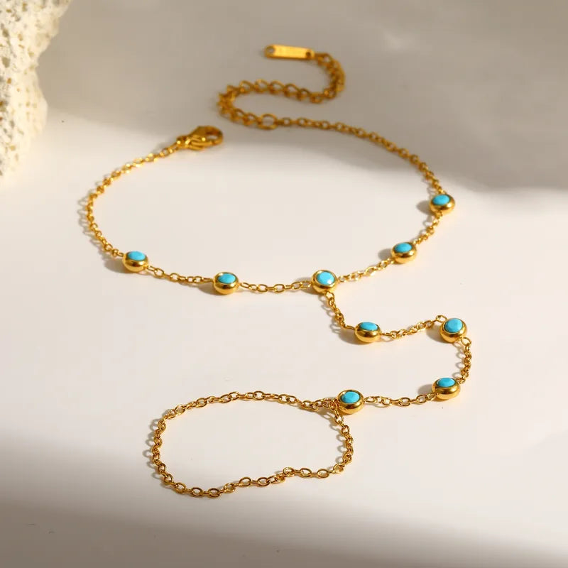 HANDCHAIN TURQUESA
