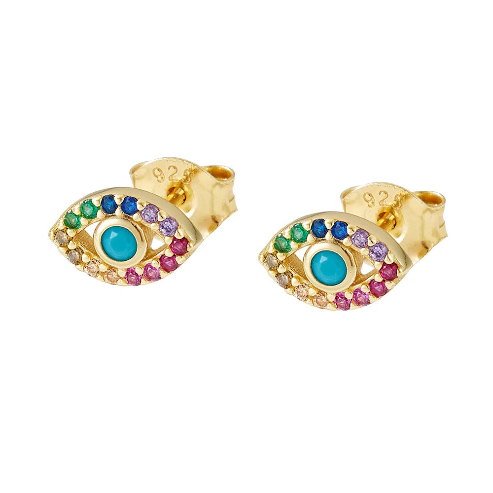 MINI EYE COLORFULL STUDS