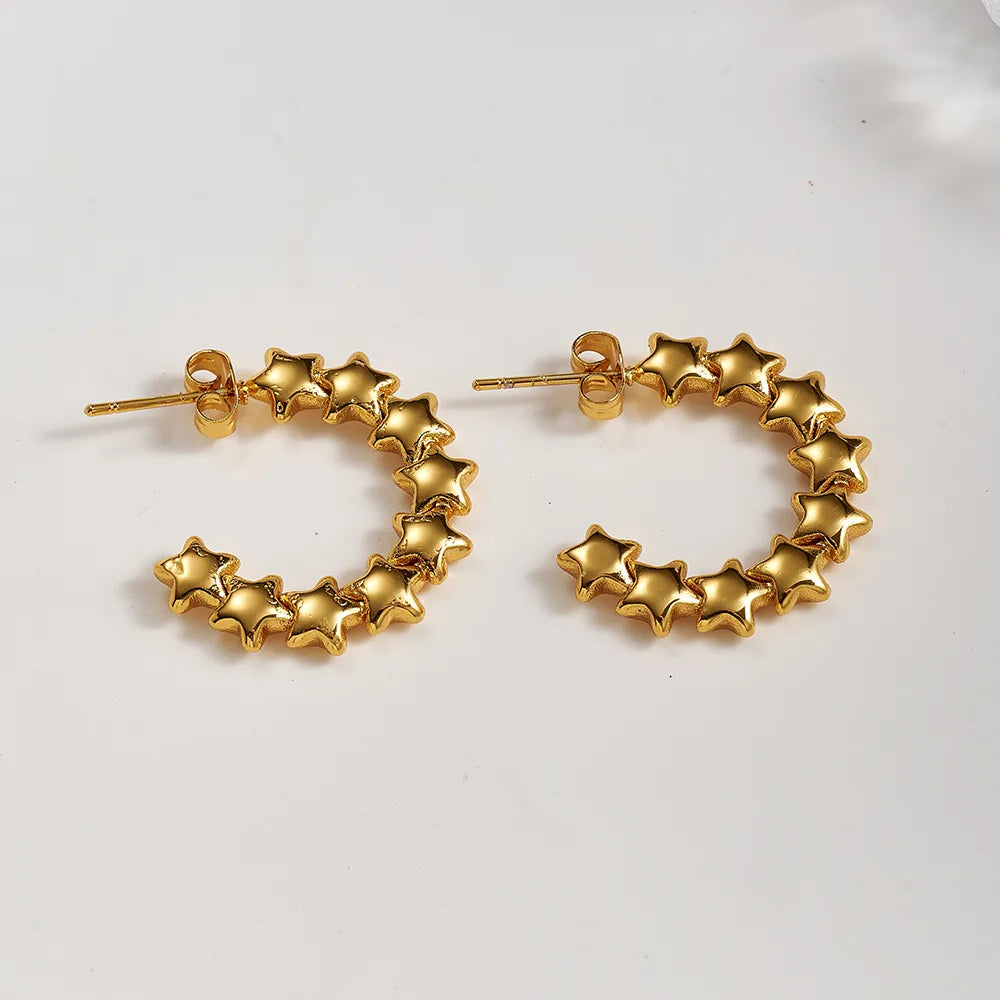 FULL STAR EARRINGS
