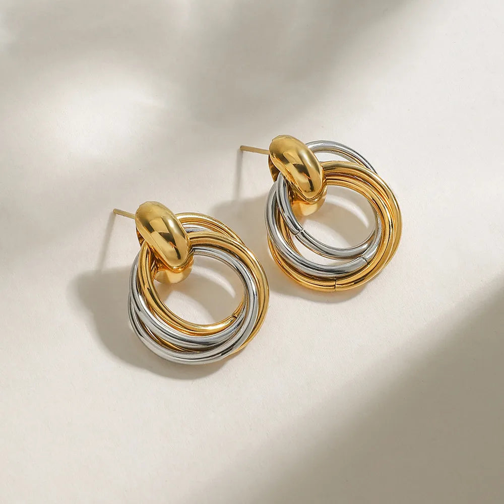 VINTAGE 2 TONES STUDS