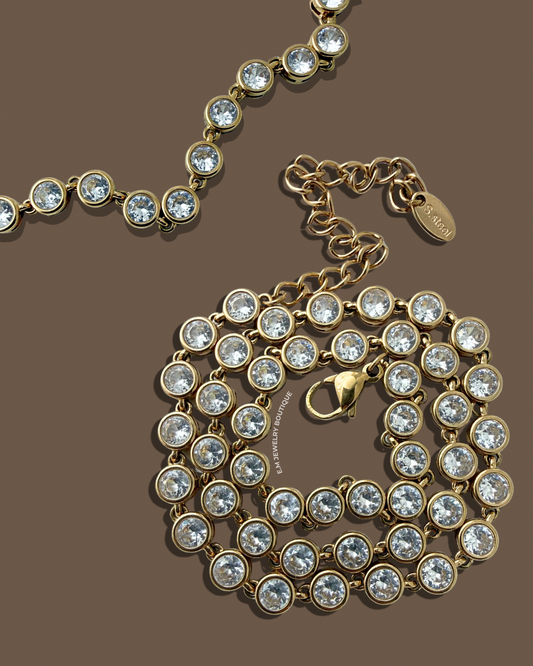 ROUND TENNIS NECKLACE
