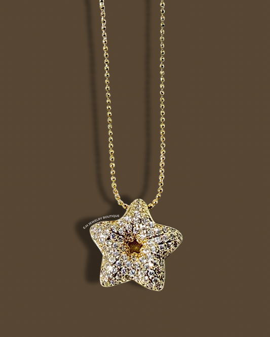 STAR FULL ZIRCONIA NECKLACE