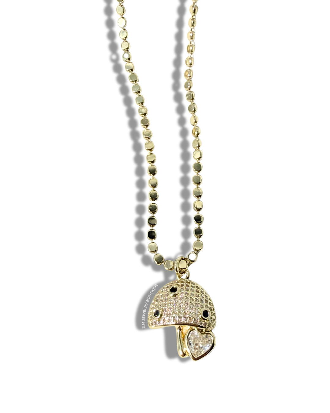 MUSHROOM HEART NECKLACE