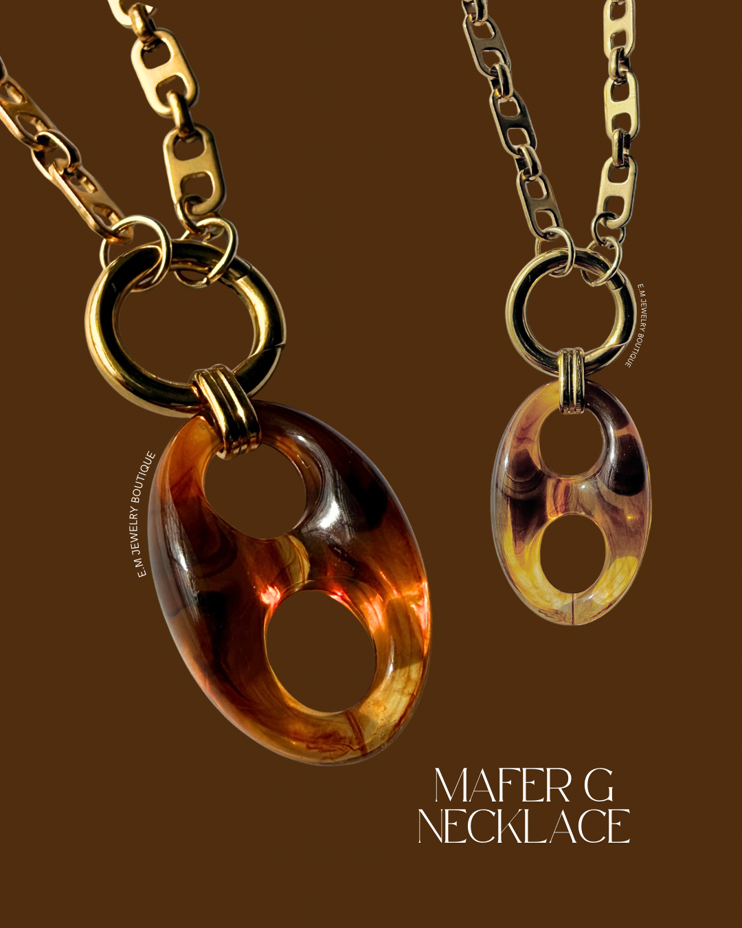 MAFER G NECKLACE