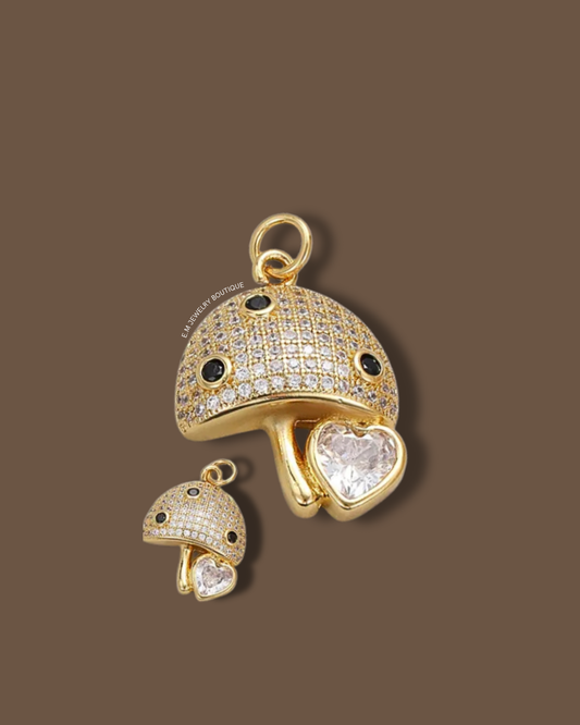 MUSHROOM HEART ZIRCONIA