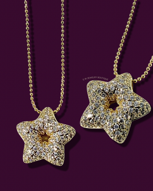 STAR FULL ZIRCONIA NECKLACE