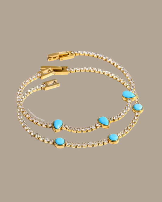 TURQUOISE TENNIS BRACELET
