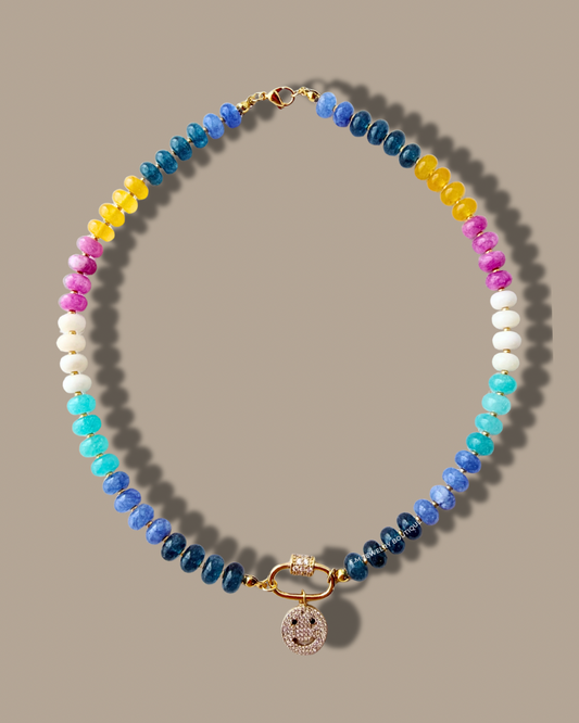 HAPPYFACE COLORFULL NECKLACE