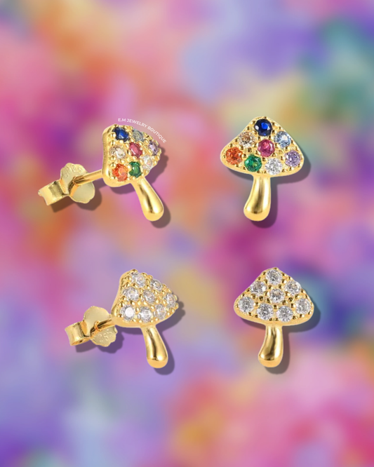 MINI MUSHROOM STUDS