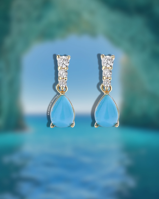 ELEGANCE TURQUOISE STUDS