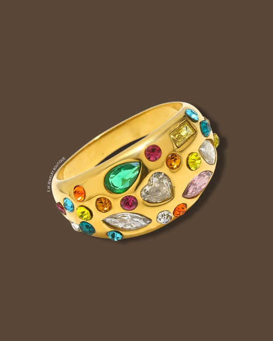 MULTICOLOR PARTY RING