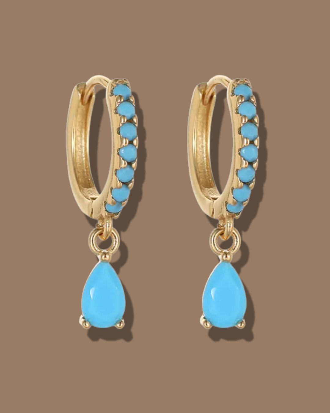 TURQUESA HOOPS