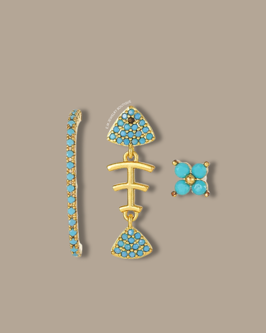 FISH SET EARRINGS