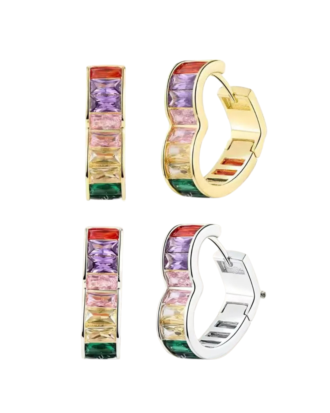HEART COLORFULL HOOPS