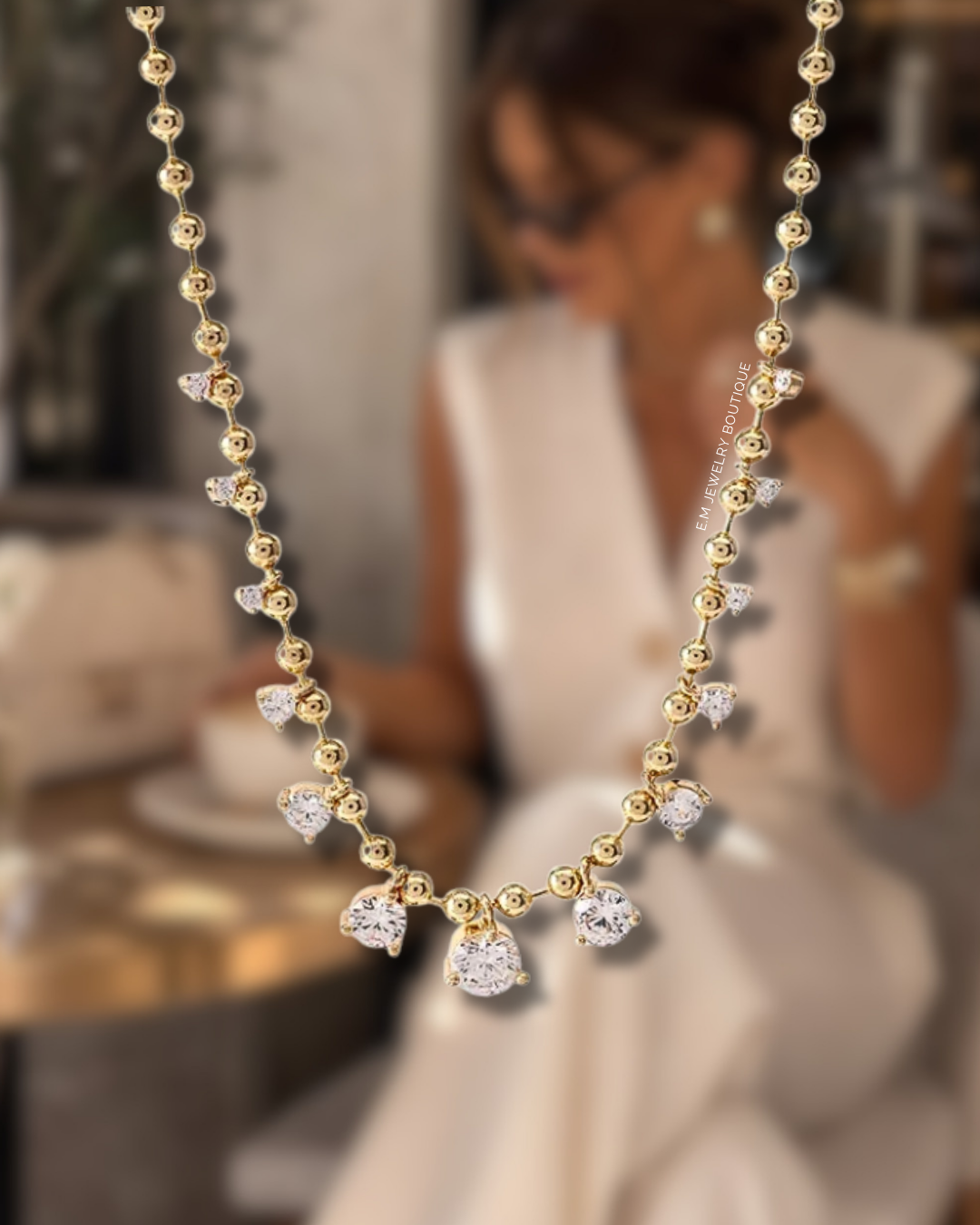 SOLEI DIAMONDS NECKLACE