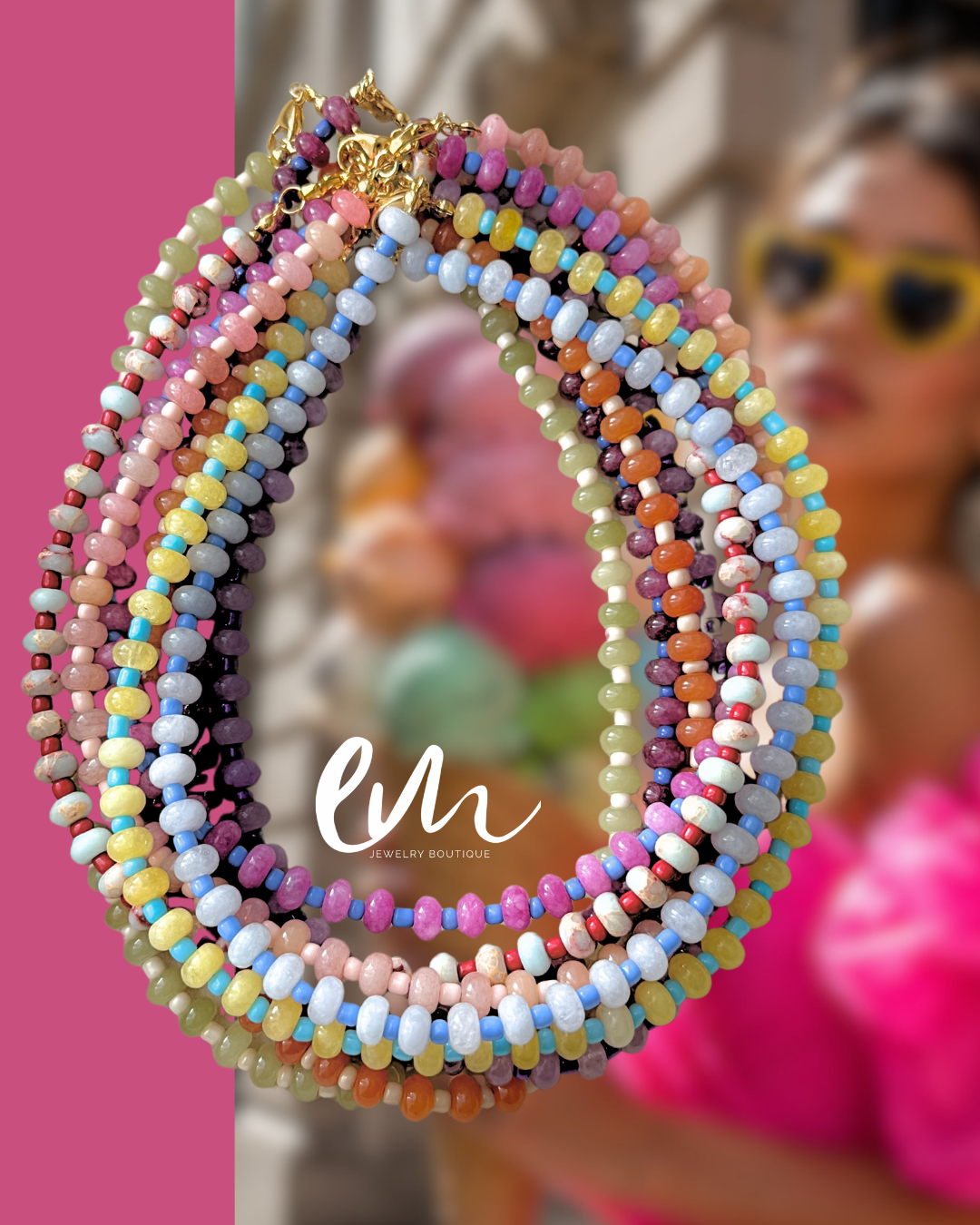 BEADS SUMMER NECKLACES