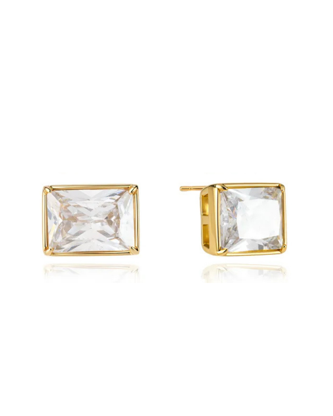 SQUARE DIMONDS STUDS