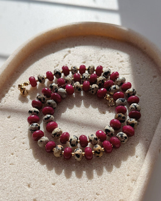 CHERRY DOT NECKLACE
