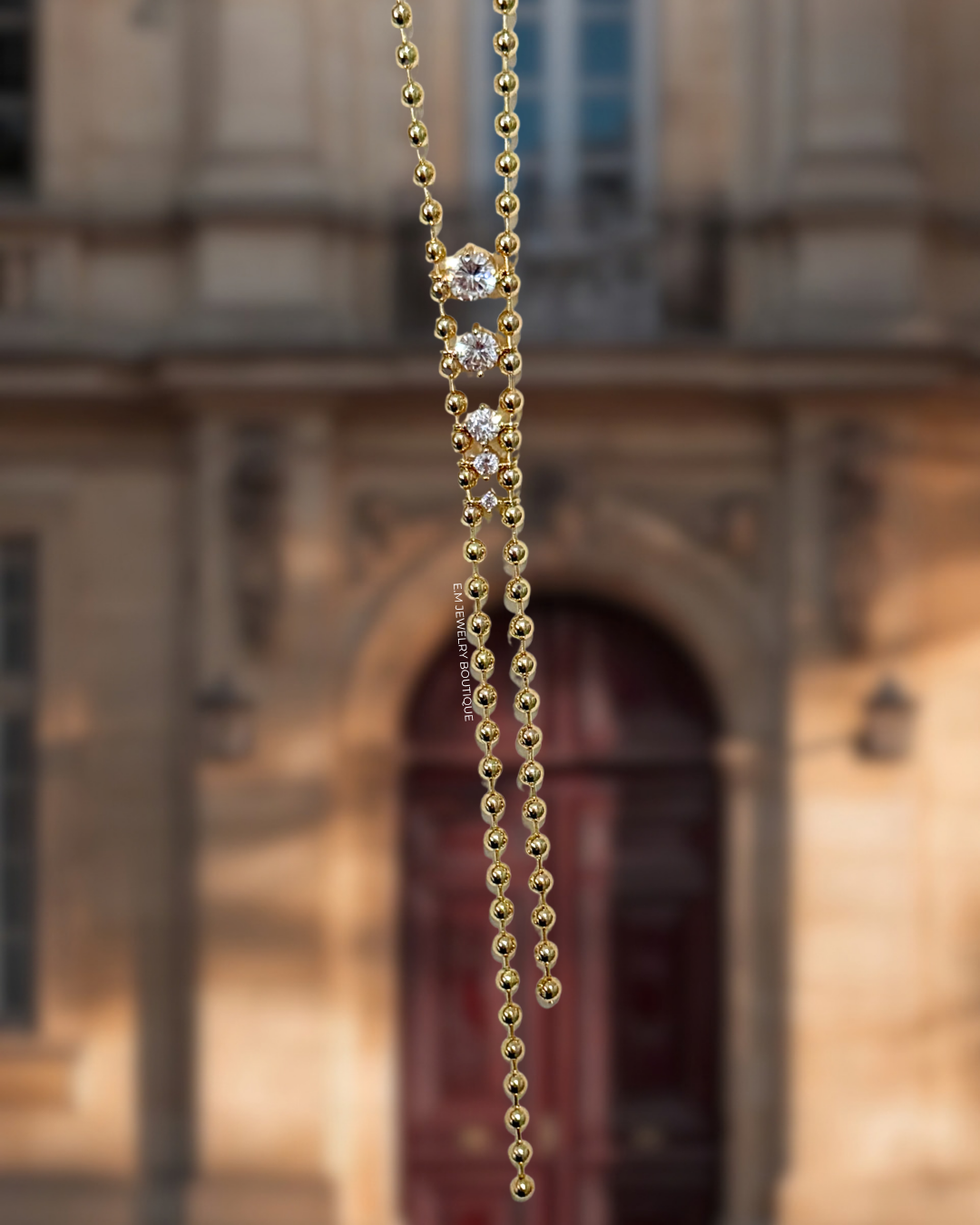 MILA ZIRCON LONG NECKLACE