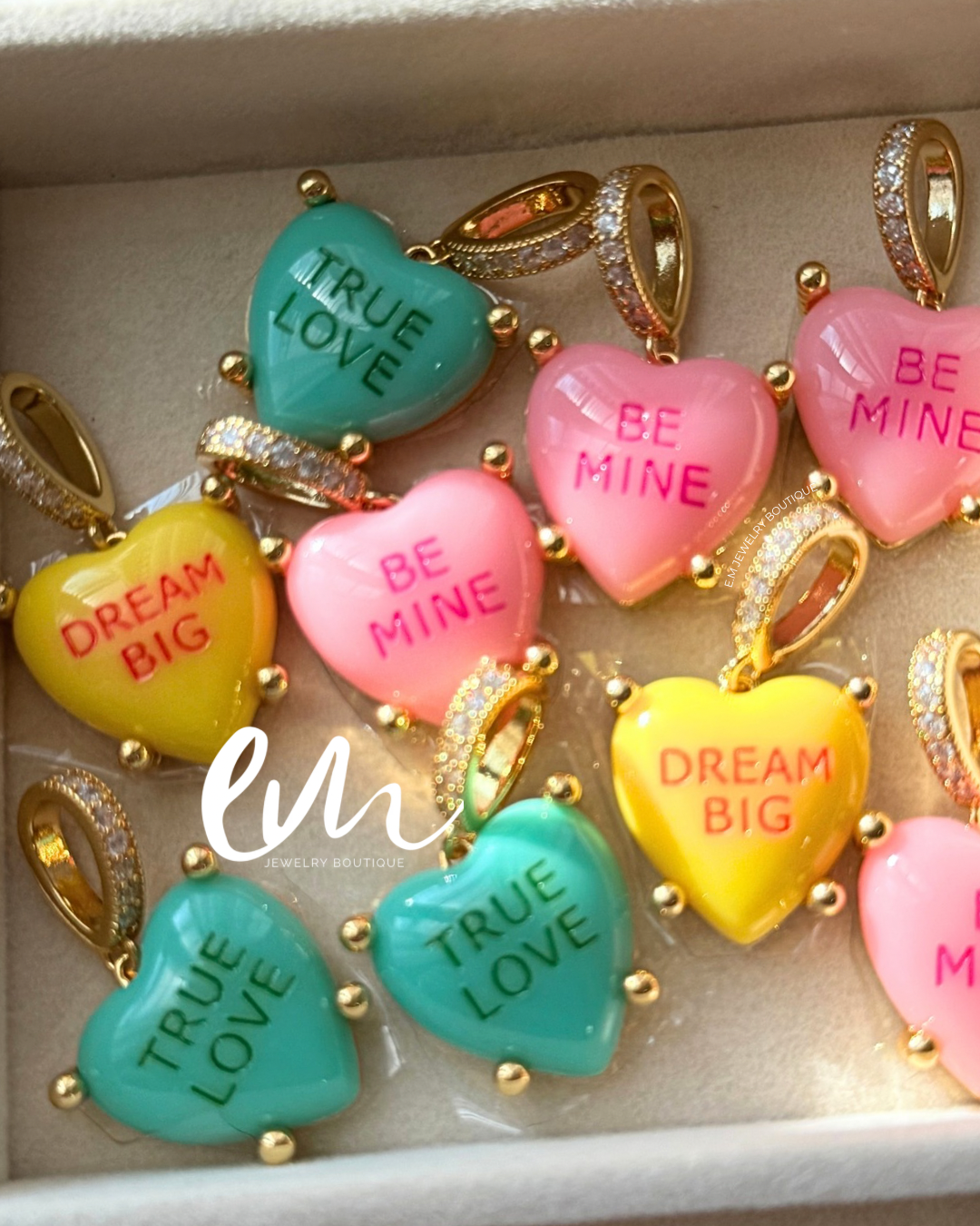 CANDY HEART PENDANTS